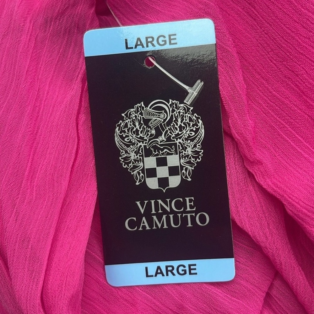 Vince Camuto Hot Pink Dress Women's
LARGE Lightweight - Picture 4 of 9